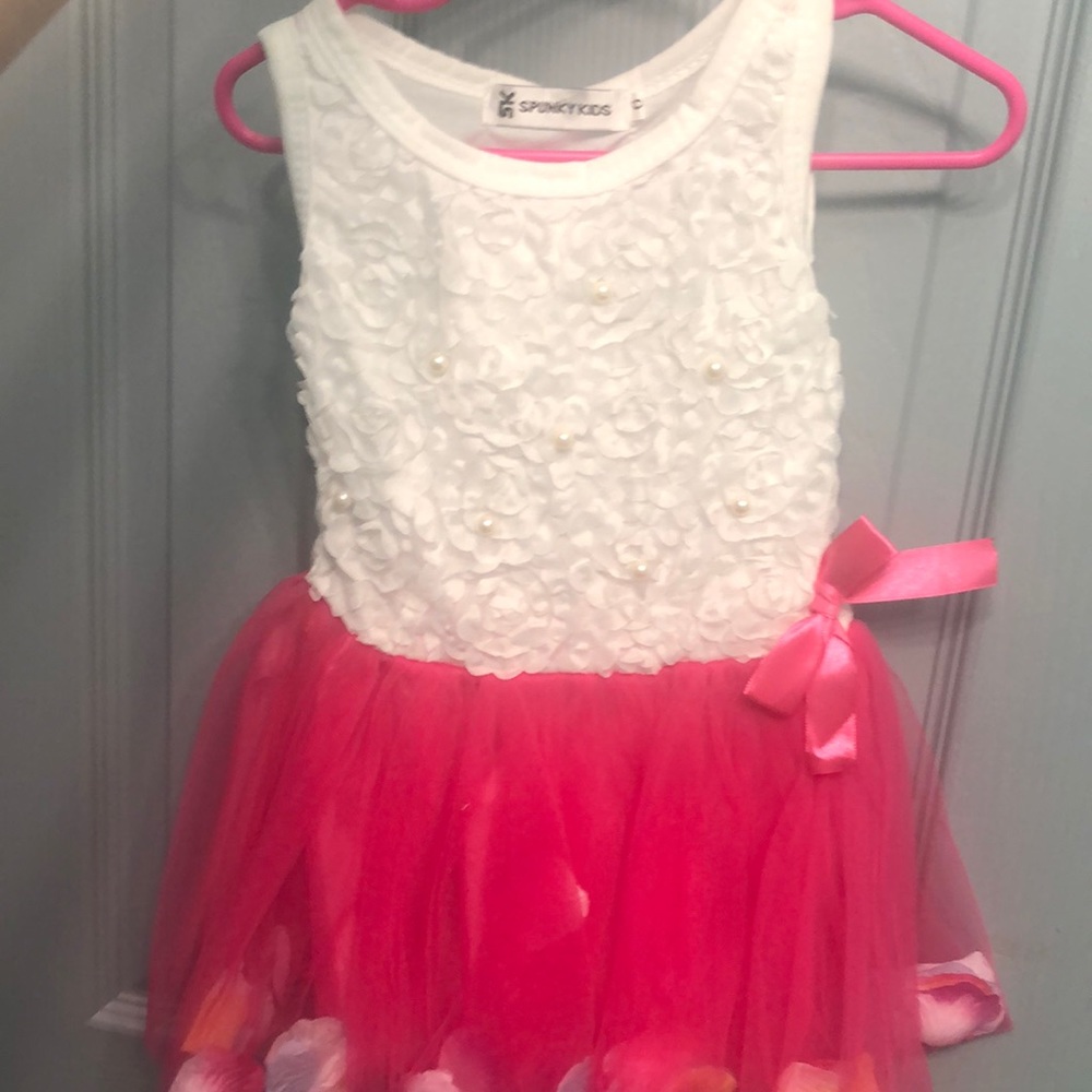 Flower petal dress
